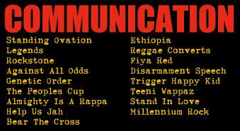 Communication Track List