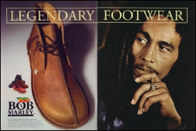 Bob Marley Shoes Ad